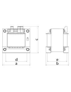 Einphasen-Transformator /  Steuertransformator 380/400/420V | 230V | 50VA 2