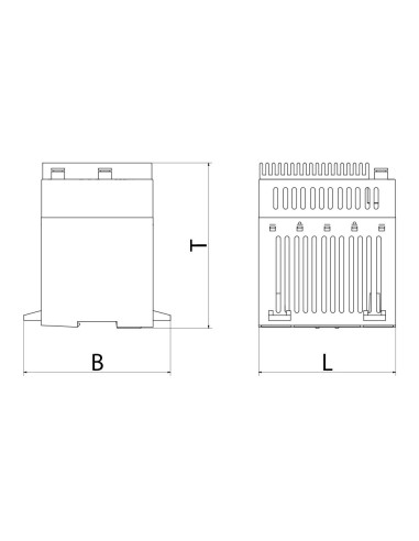Einphasen-DC-Versorgung 72W 230V | 24V